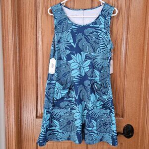 UPF50 Tropical Print Dress (NWT)